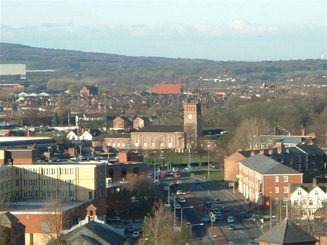 View from top of Boyswell House, Scholes