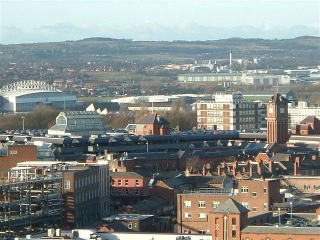 View from top of Boyswell House, Scholes