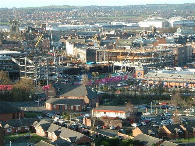 View from top of Boyswell House, Scholes