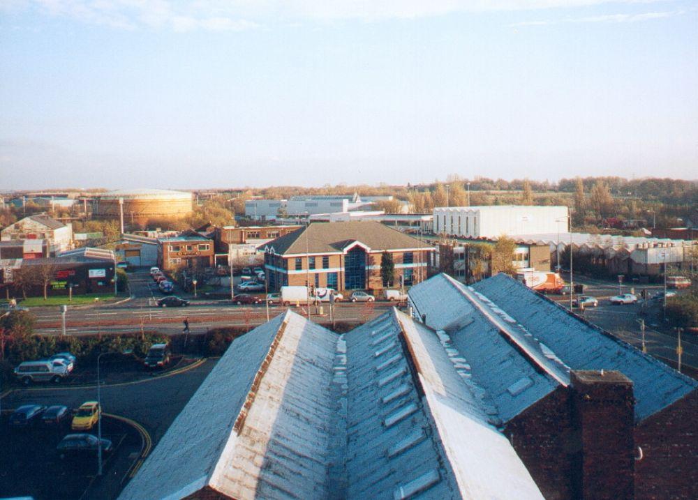 Looking over the rooftop of Elizabeth Furnishings