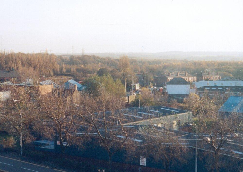 Looking down towards Poolstock