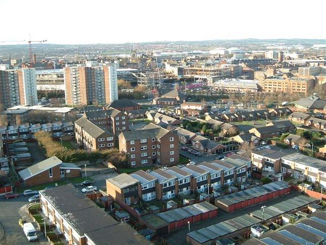 View from top of Boyswell House, Scholes