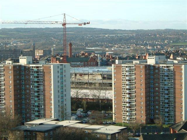 View from top of Boyswell House, Scholes