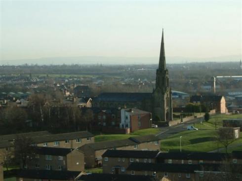 View from top of Boyswell House, Scholes