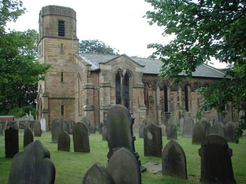 Church on Rectory Road.