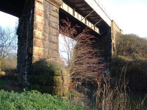 Railway bridge over the River Douglas