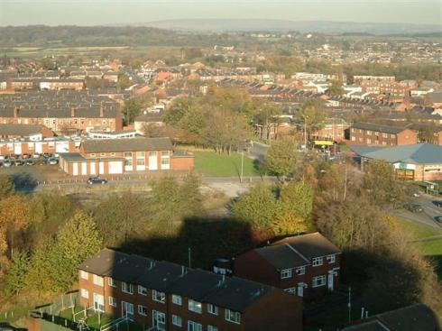 View from top of Boyswell House, Scholes