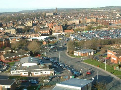 View from top of Boyswell House, Scholes