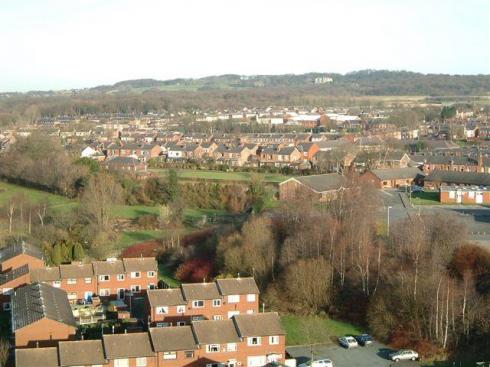 View from top of Boyswell House, Scholes