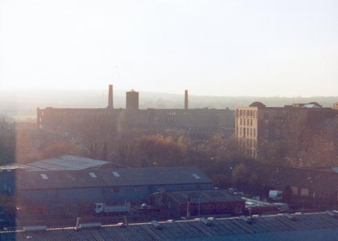 Two of Wigan's old mills