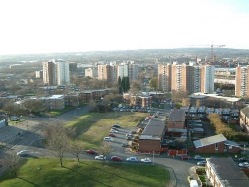 View from top of Boyswell House, Scholes