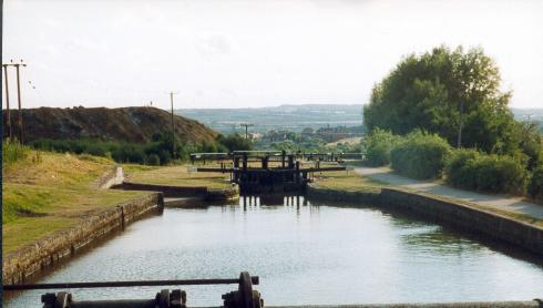 Wigan from Kirkless Hall Bridge