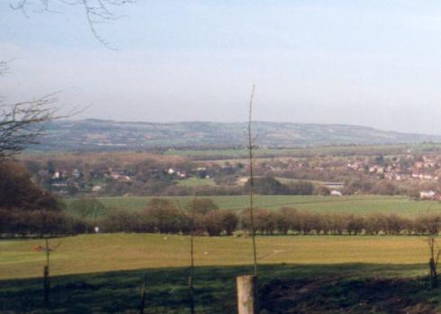 View over the golf course at Haigh