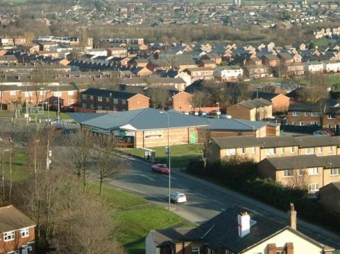 View from top of Boyswell House, Scholes