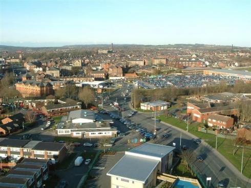 View from top of Boyswell House, Scholes