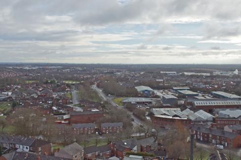 View from St. Catharines Church Spire, Scholes View from St. Catharines Church Spire, Scholes