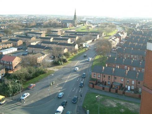 View from top of Boyswell House, Scholes