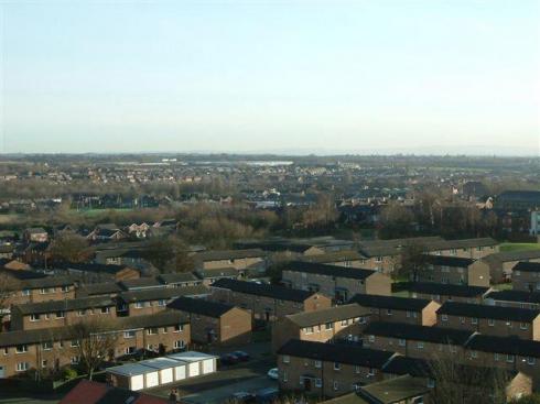 View from top of Boyswell House, Scholes