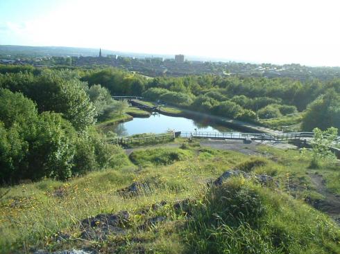Canal from the Rabbit Rocks, Ince Canal from the Rabbit Rocks, Ince