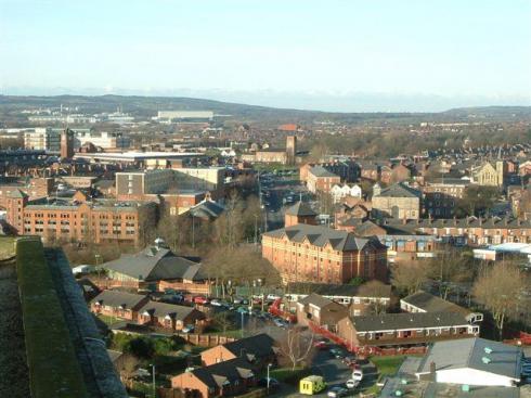 View from top of Boyswell House, Scholes