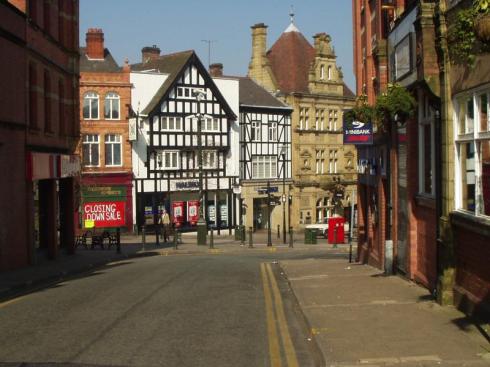 Looking down Millgate