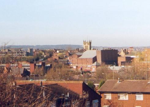 View over Wigan from Longshoot