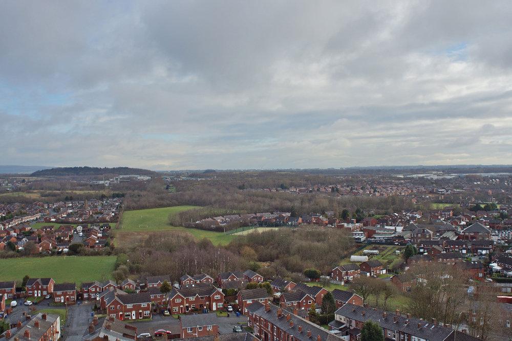 View from St. Catharines Church Spire, Scholes