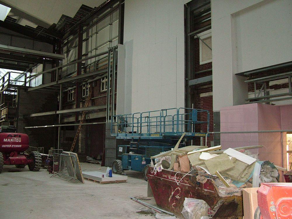 Inside the Grand Arcade. Notice rear of M&S on right