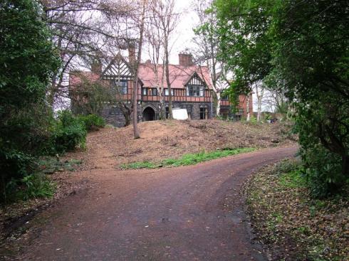 Approach to Wigan Hall / Rectory.