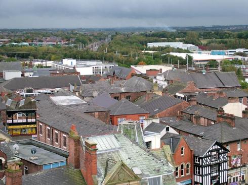 The rooftops of Wallgate, King Street and beyond