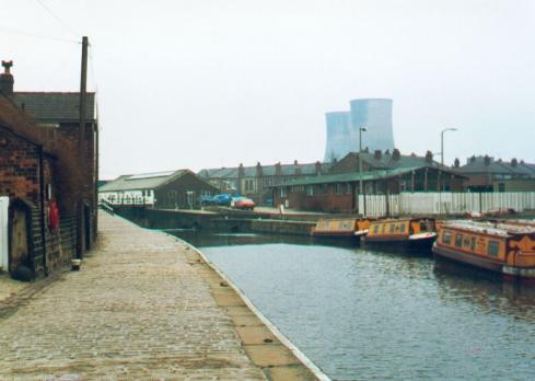 The canal near to Wigan Pier The canal near to Wigan Pier