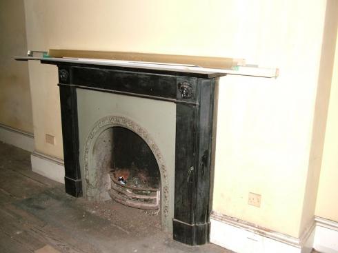 Original fireplace