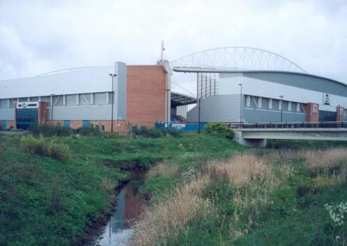 View of the South and East Stands