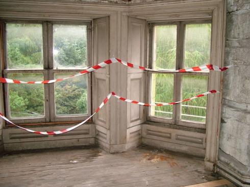 The old nursery, watch you don't walk through the windows! The old nursery, watch you don't walk through the windows!
