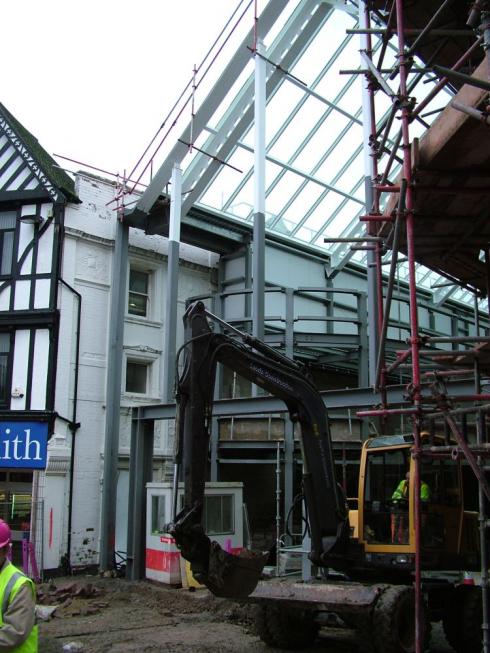 Station Road entrance at the side of WH Smith Station Road entrance at the side of WH Smith