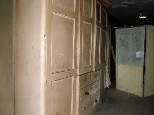 Wardrobes in one of the old bedrooms Wardrobes in one of the old bedrooms