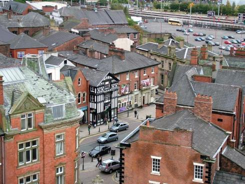 Rooftops of Wallgate and King Street Rooftops of Wallgate and King Street