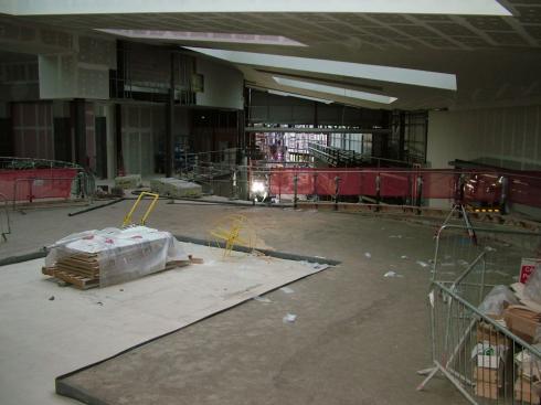 Upper food deck which will be the Casino Cafe Upper food deck which will be the Casino Cafe