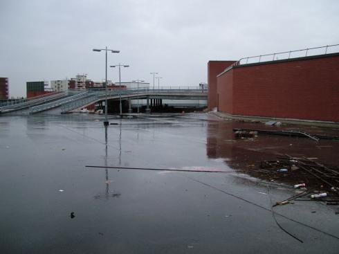 Top of the Crompton Street car park