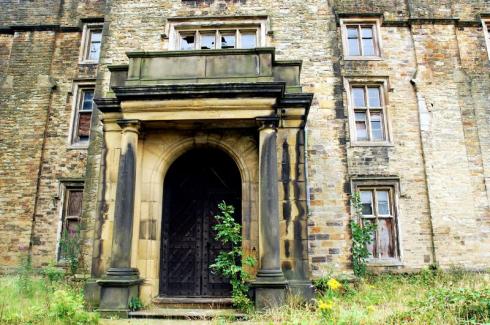 Main entrance to Winstanley Hall Main entrance to Winstanley Hall