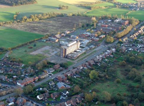 Aerial photo of Billinge Hospital Aerial photo of Billinge Hospital