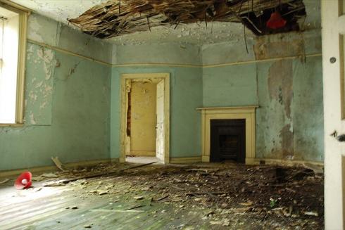 Damp, decaying walls and ceiling Damp, decaying walls and ceiling