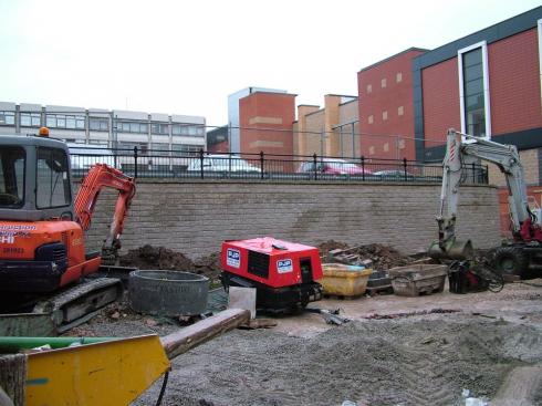 Behind the Civic Centre on Millgate Behind the Civic Centre on Millgate