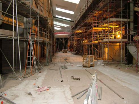 Looking from the bottom of the arcade towards the Casino Cafe Looking from the bottom of the arcade towards the Casino Cafe