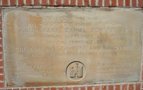 Foundation stone laid in 1935 Foundation stone laid in 1935