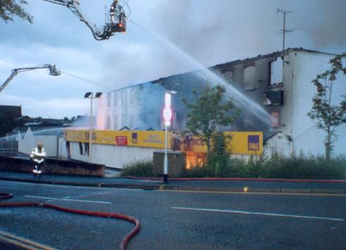 Swag the fabric shop is also gutted in the blaze