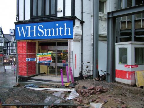 Station Road entrance at the side of WH Smith Station Road entrance at the side of WH Smith