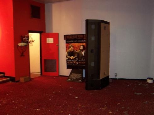 Entrance and film poster Entrance and film poster
