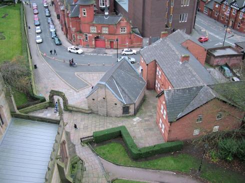 The original Bluecoat School, built in 1733 The original Bluecoat School, built in 1733