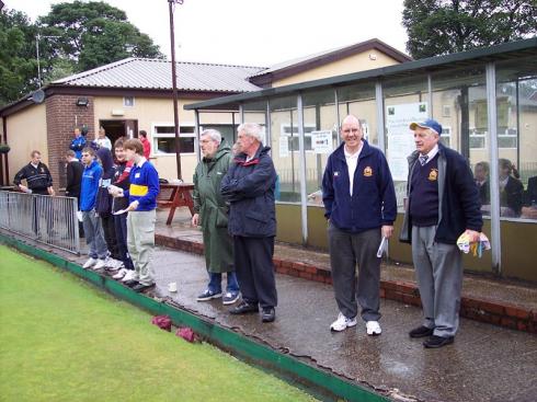 Officials Peter Forshaw and Roy Ellis